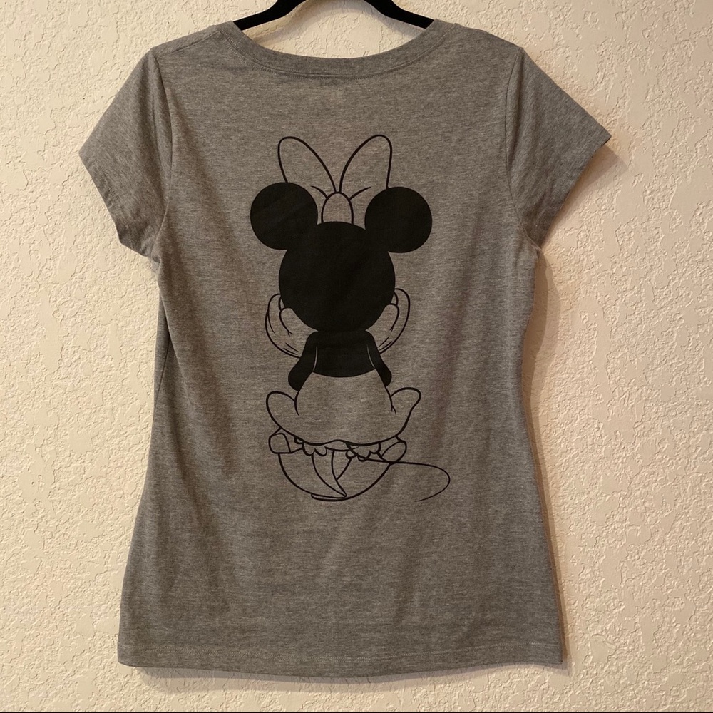 Disney Gray Minnie Mouse Graphic T-Shirt - Picture 3 of 6